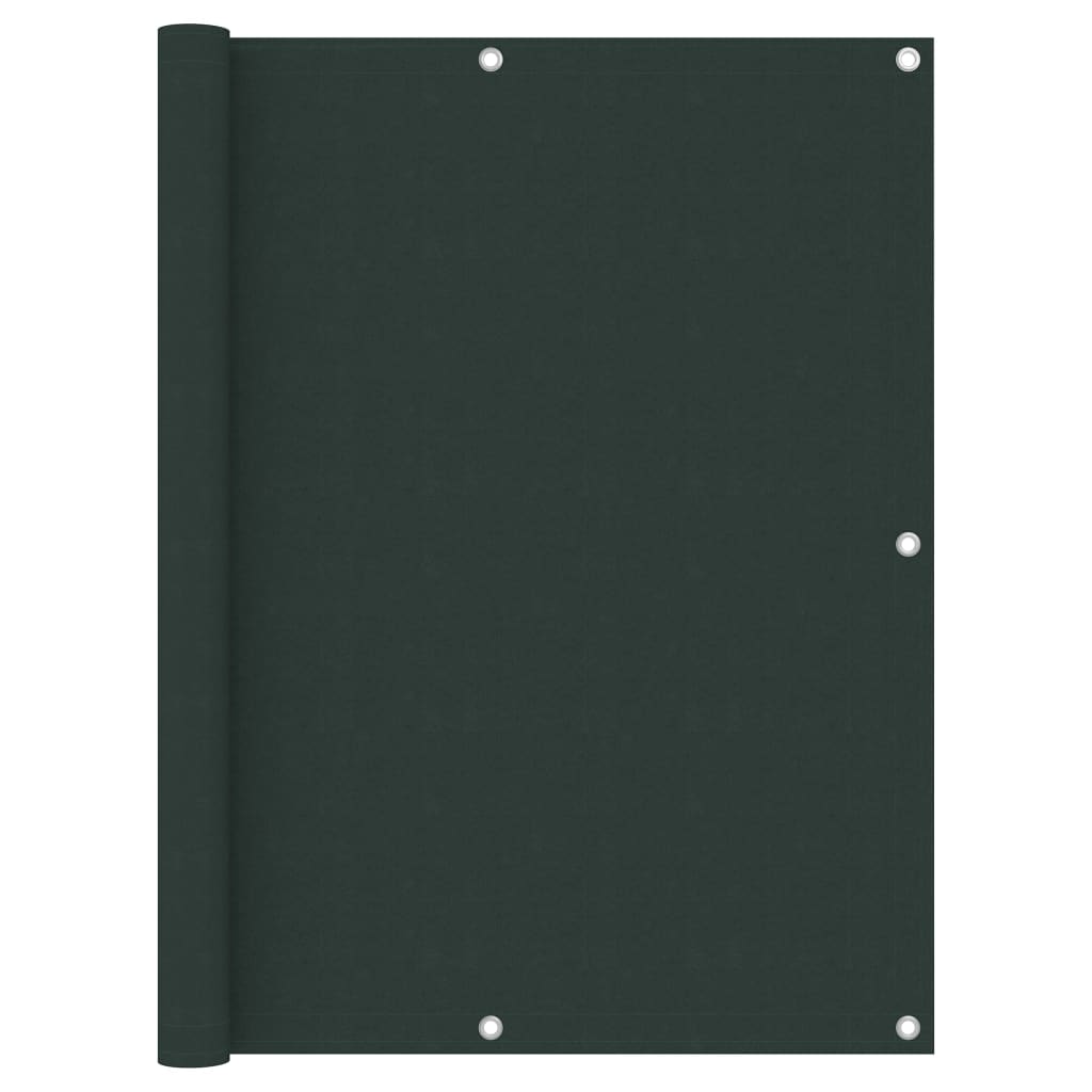 Balcony Screen Dark Green 120x300 cm Oxford Fabric - Decor Base