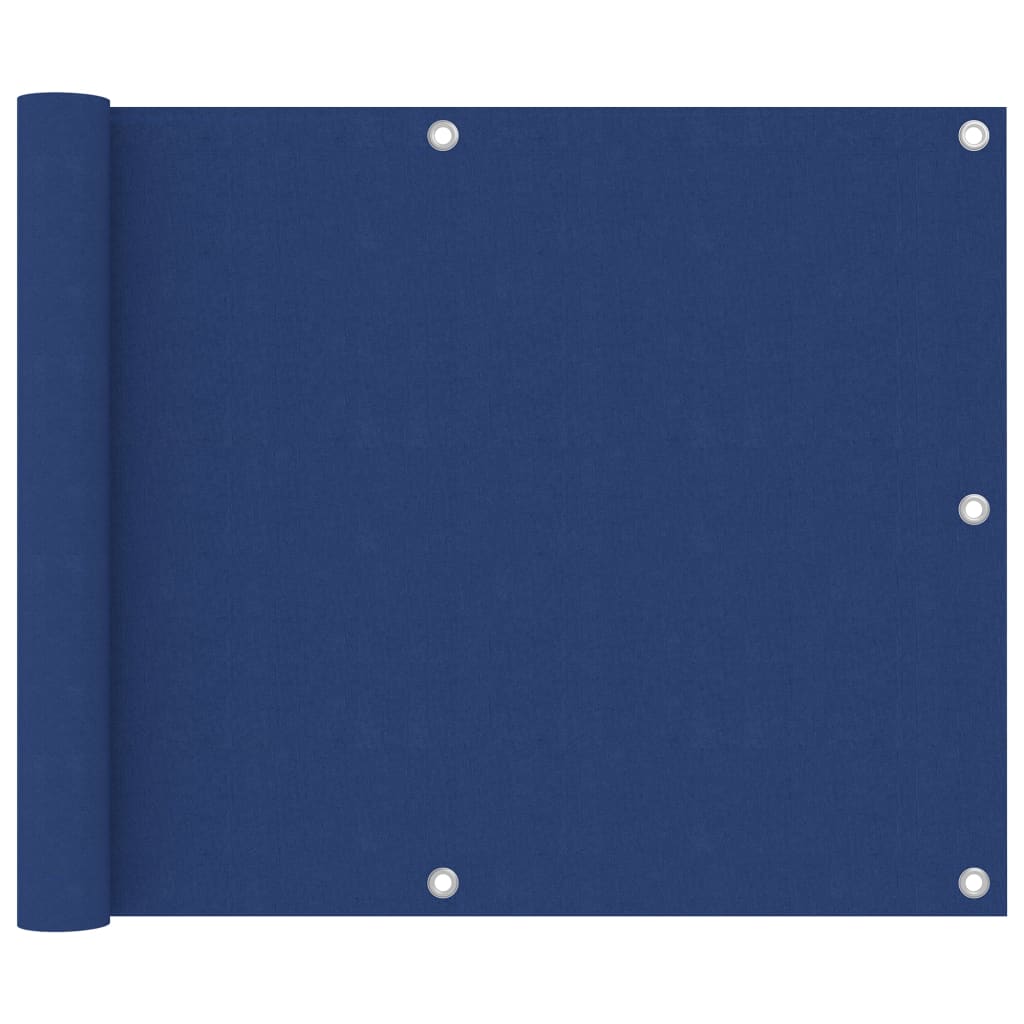 Balcony Screen Blue 75x600 cm Oxford Fabric - Unbeatable Bargains