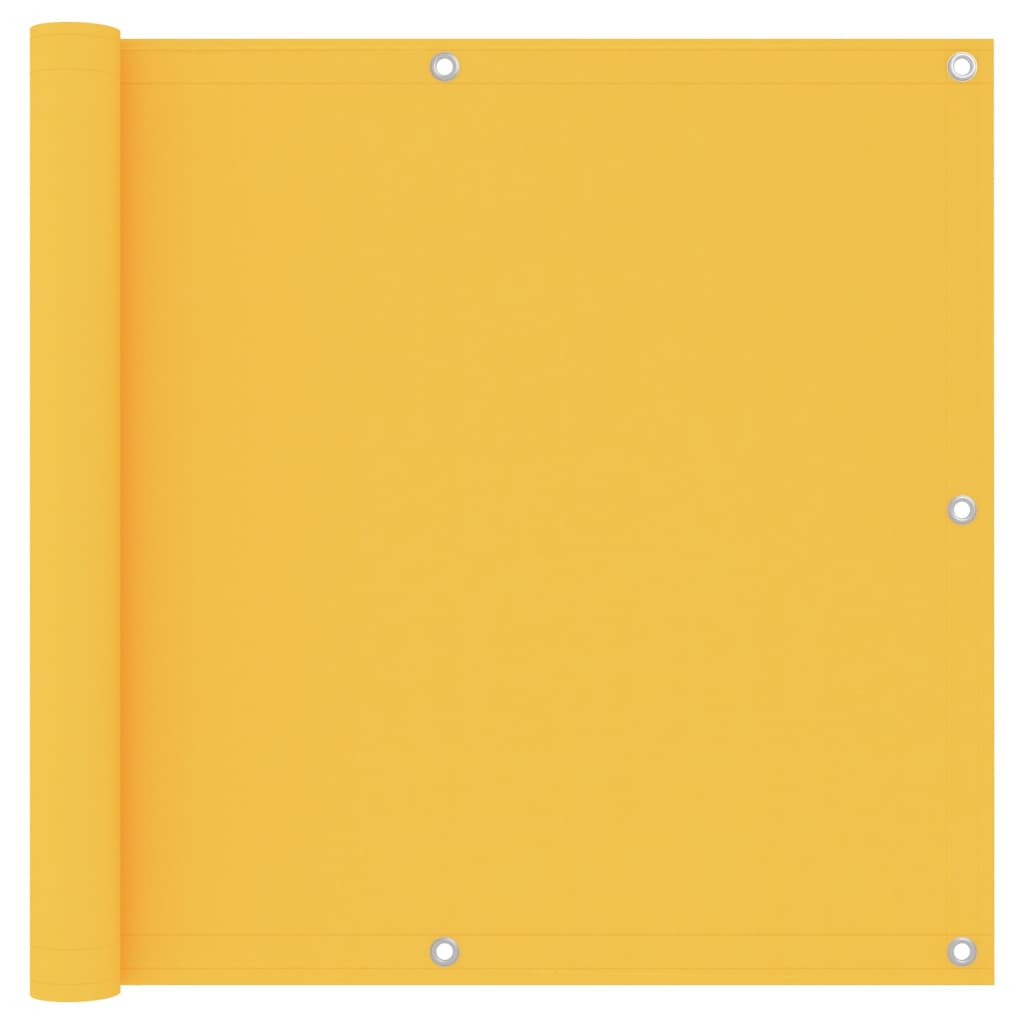Balcony Screen Yellow 90x600 cm Oxford Fabric - The Home Maker