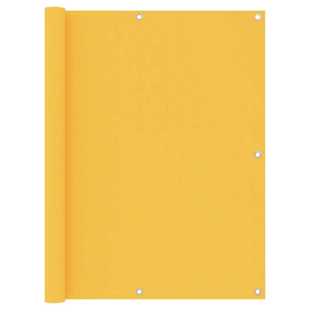 Balcony Screen Yellow 120x600 cm Oxford Fabric - Decor Base