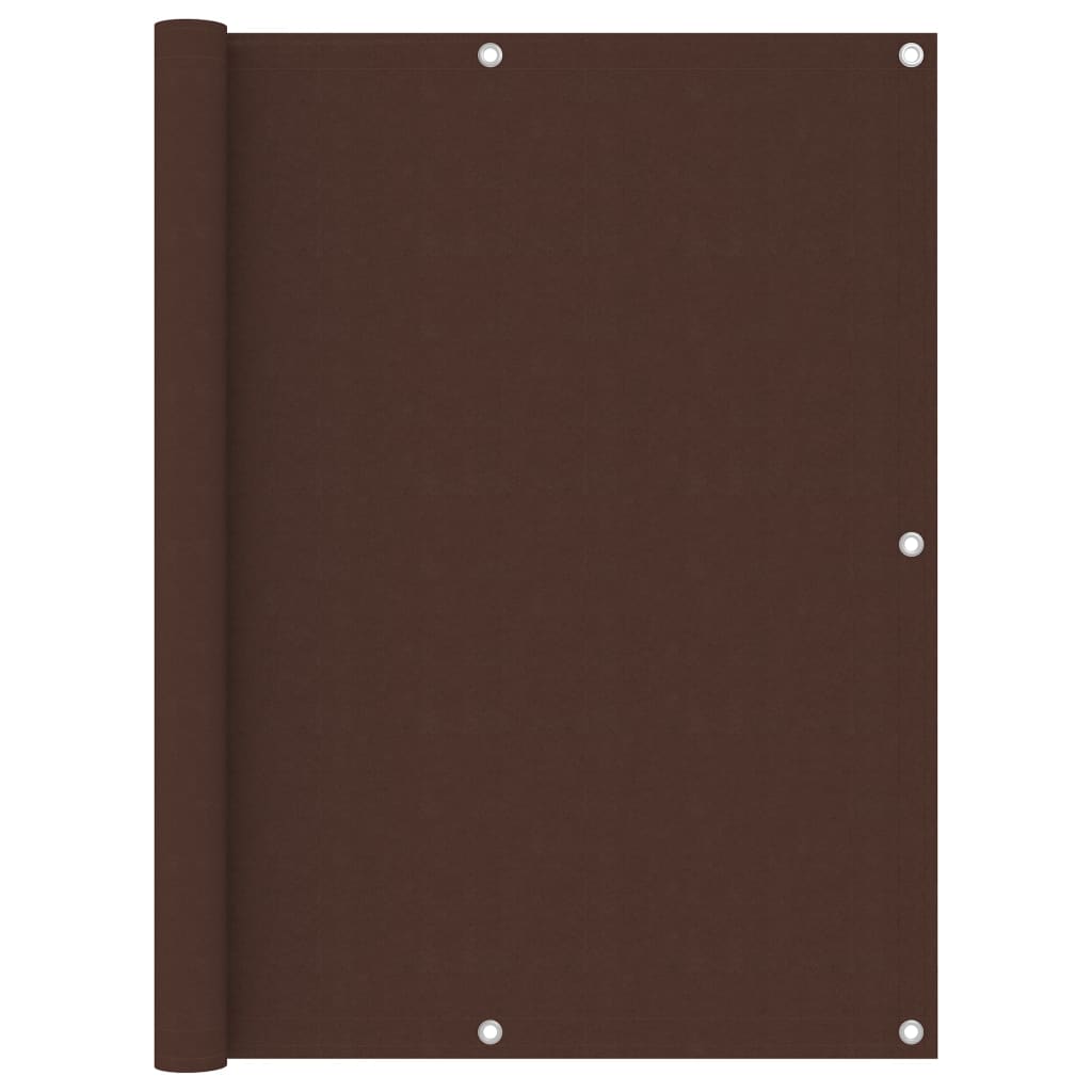 Balcony Screen Brown 120x300 cm Oxford Fabric - Design Hut