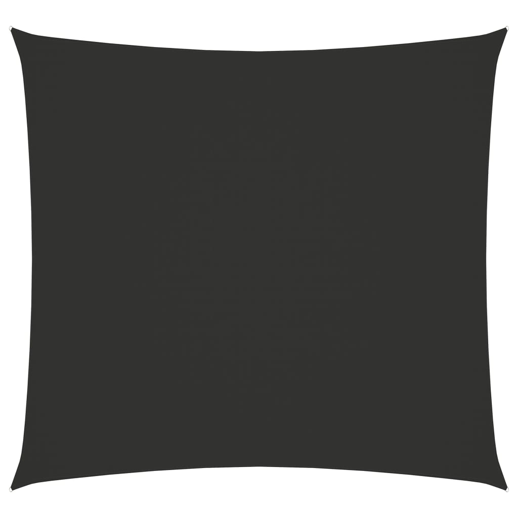 Sunshade Sail Oxford Fabric Square 6x6 m Anthracite - Unbeatable Bargains