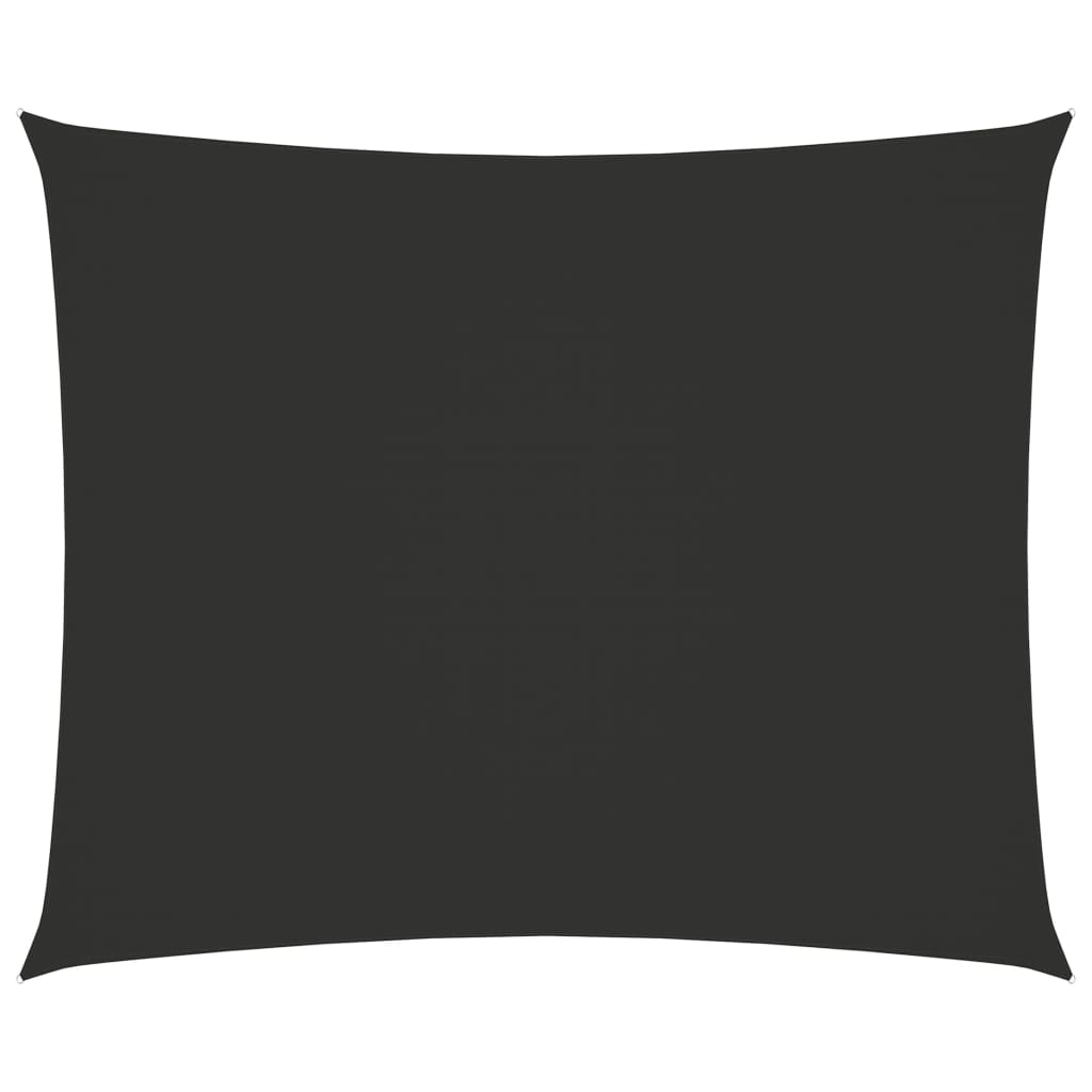 Sunshade Sail Oxford Fabric Rectangular 3x4 m Anthracite - Unbeatable Bargains