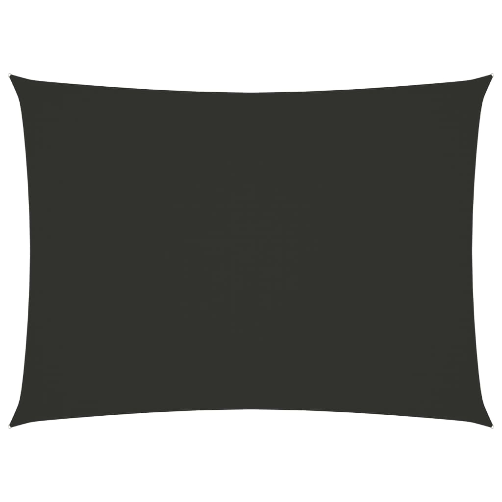 Sunshade Sail Oxford Fabric Rectangular 3x4.5 m Anthracite - Brittle & Co