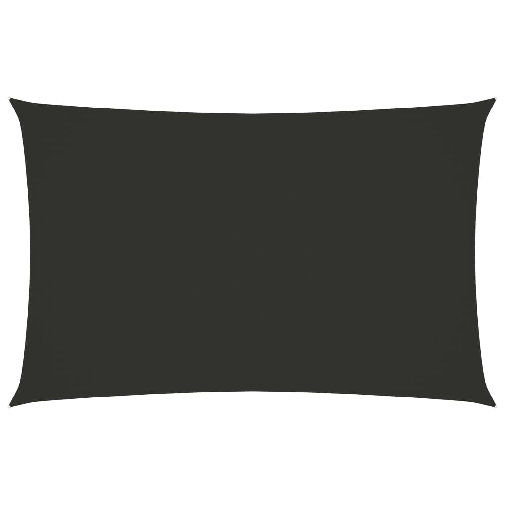 Sunshade Sail Oxford Fabric Rectangular 4x7 m Anthracite - Decor Base