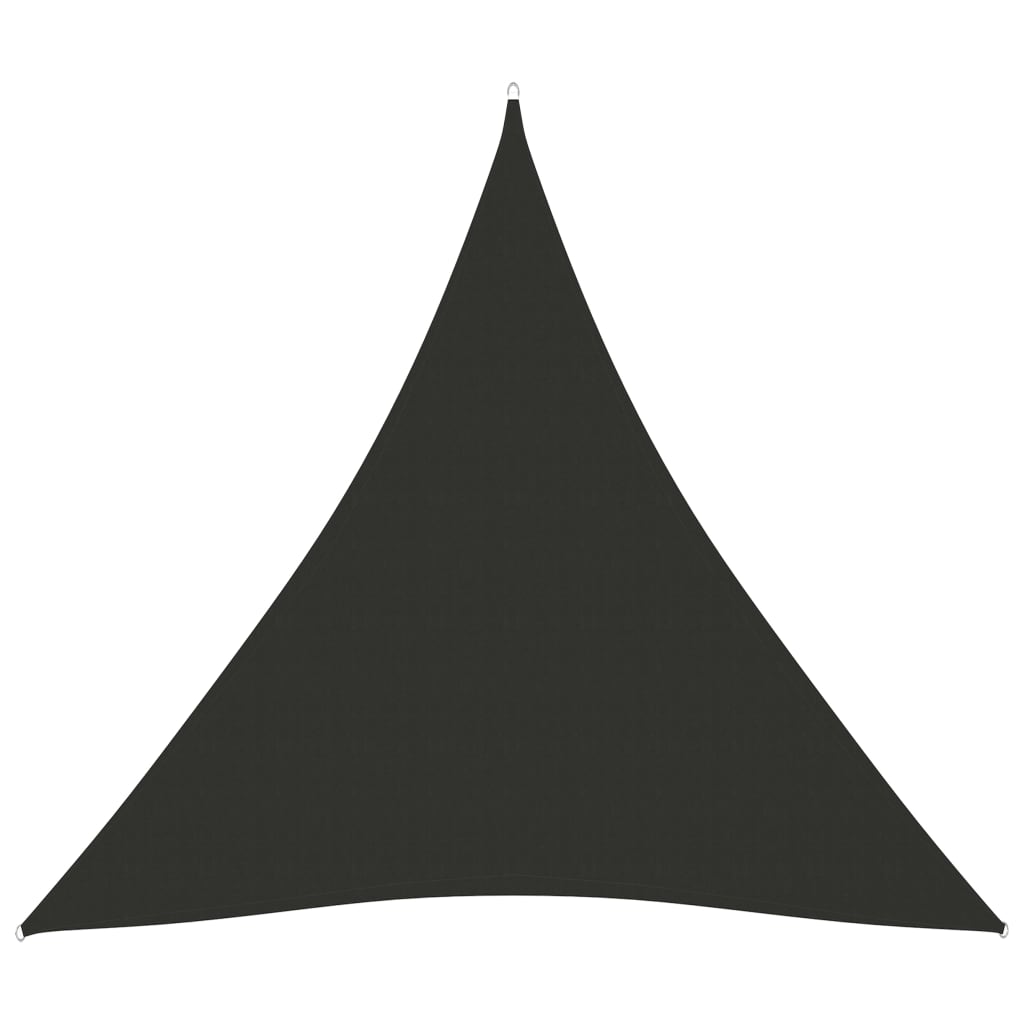 Sunshade Sail Oxford Fabric Triangular 4.5x4.5x4.5 m Anthracite - Unbeatable Bargains