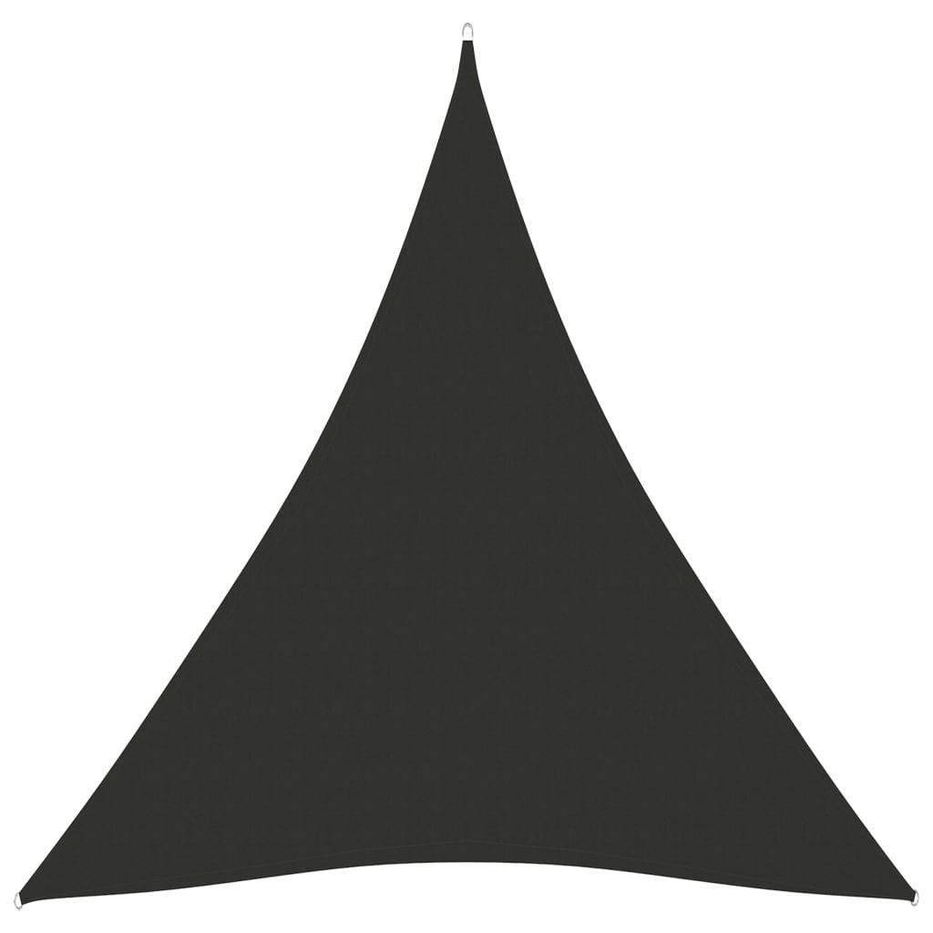 Sunshade Sail Oxford Fabric Triangular 4x5x5 m Anthracite - R and M Furniture