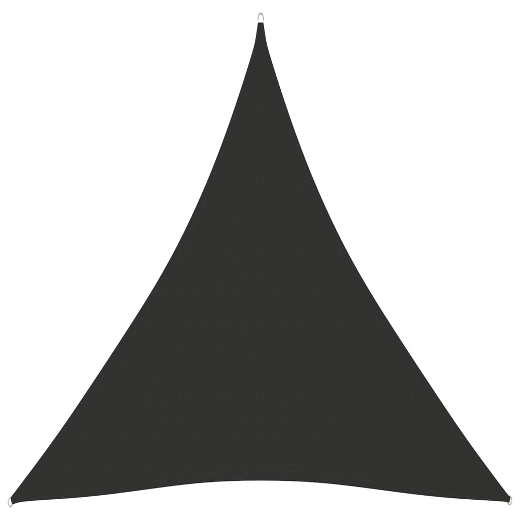 Sunshade Sail Oxford Fabric Triangular 5x7x7 m Anthracite - Brittle & Co