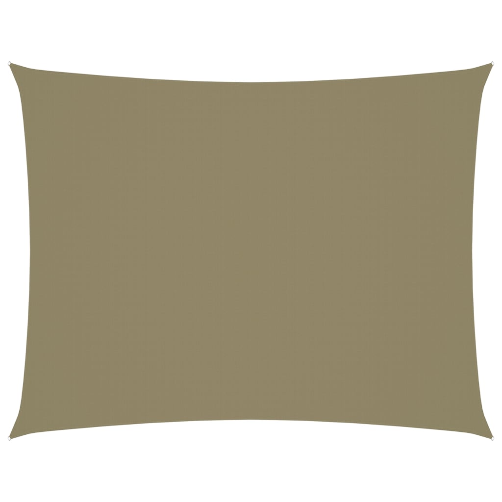 Sunshade Sail Oxford Fabric Rectangular 2x3 m Beige - R and M Furniture