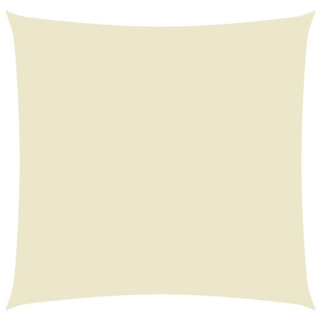 Sunshade Sail Oxford Fabric Square 4x4 m Cream - Sid & Sam