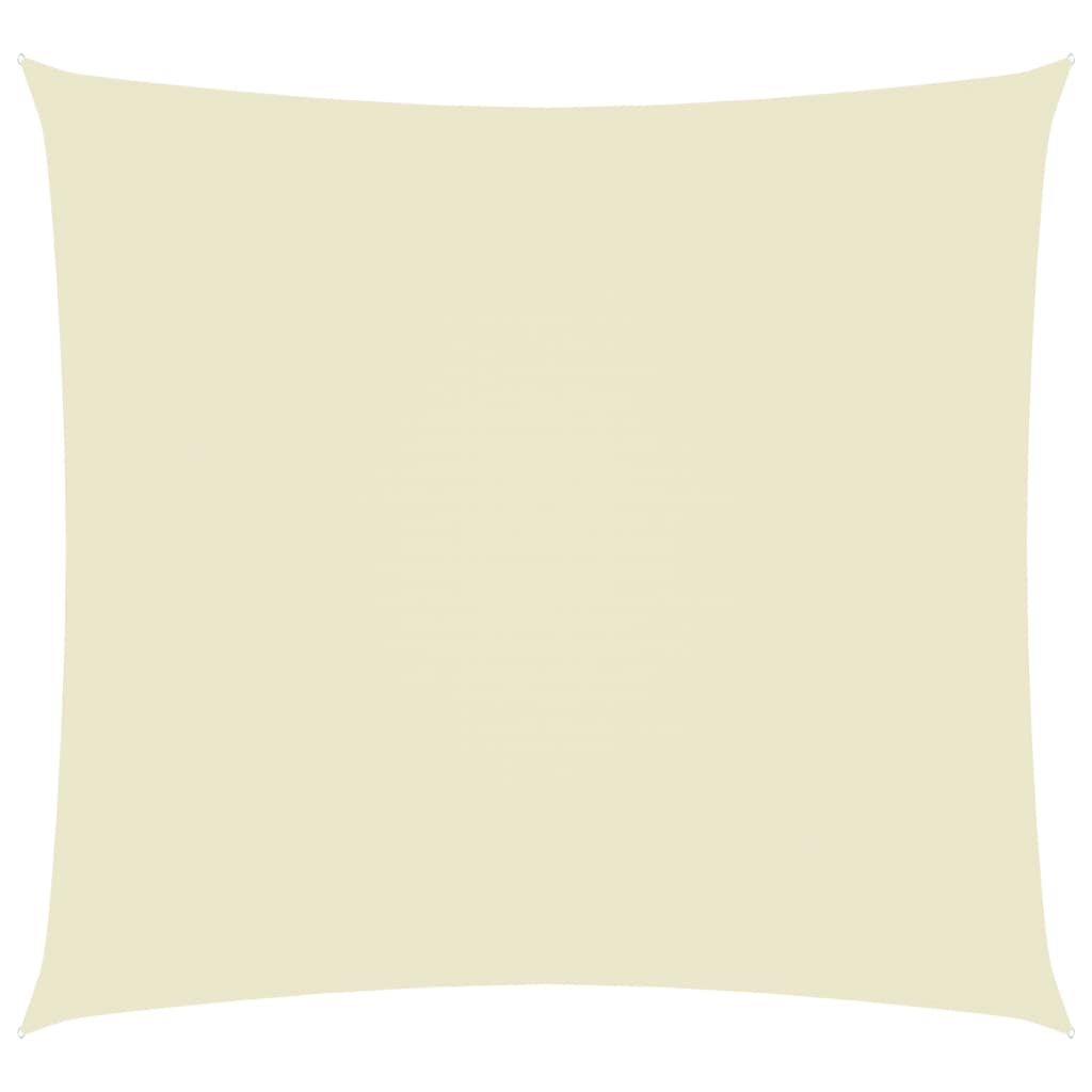 Sunshade Sail Oxford Fabric Rectangular 2.5x3 m Cream - Decor Base