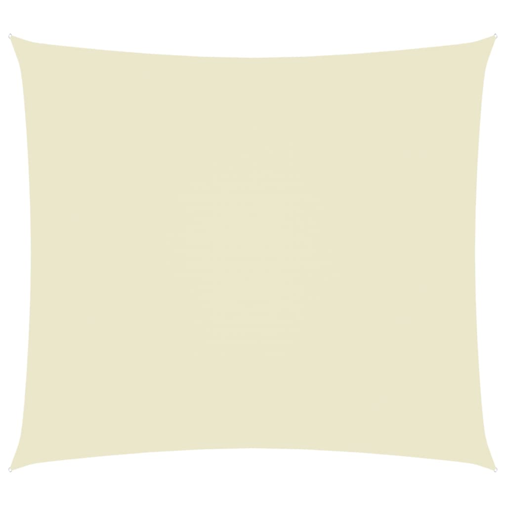 Sunshade Sail Oxford Fabric Rectangular 3x4 m Cream - Merkel Designers