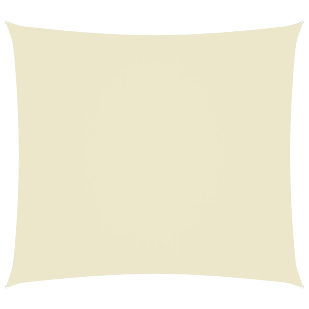 Sunshade Sail Oxford Fabric Rectangular 4x5 m Cream - Design Hut