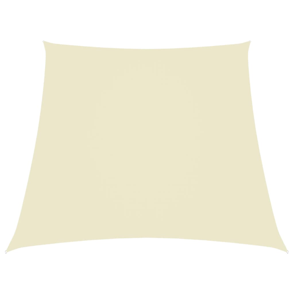 Sunshade Sail Oxford Fabric Trapezium 2/4x3 m Cream - Millennium Furniture