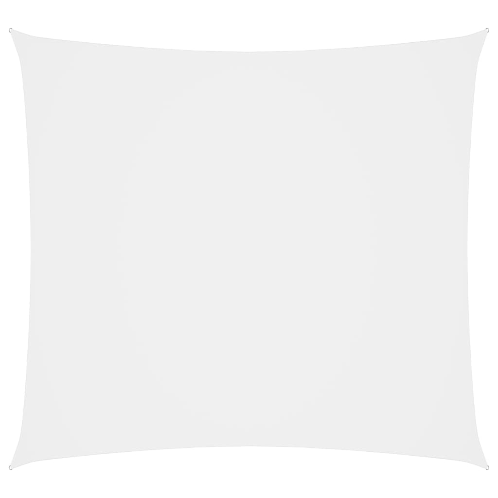 Sunshade Sail Oxford Fabric Square 4x4 m White - Design Hut