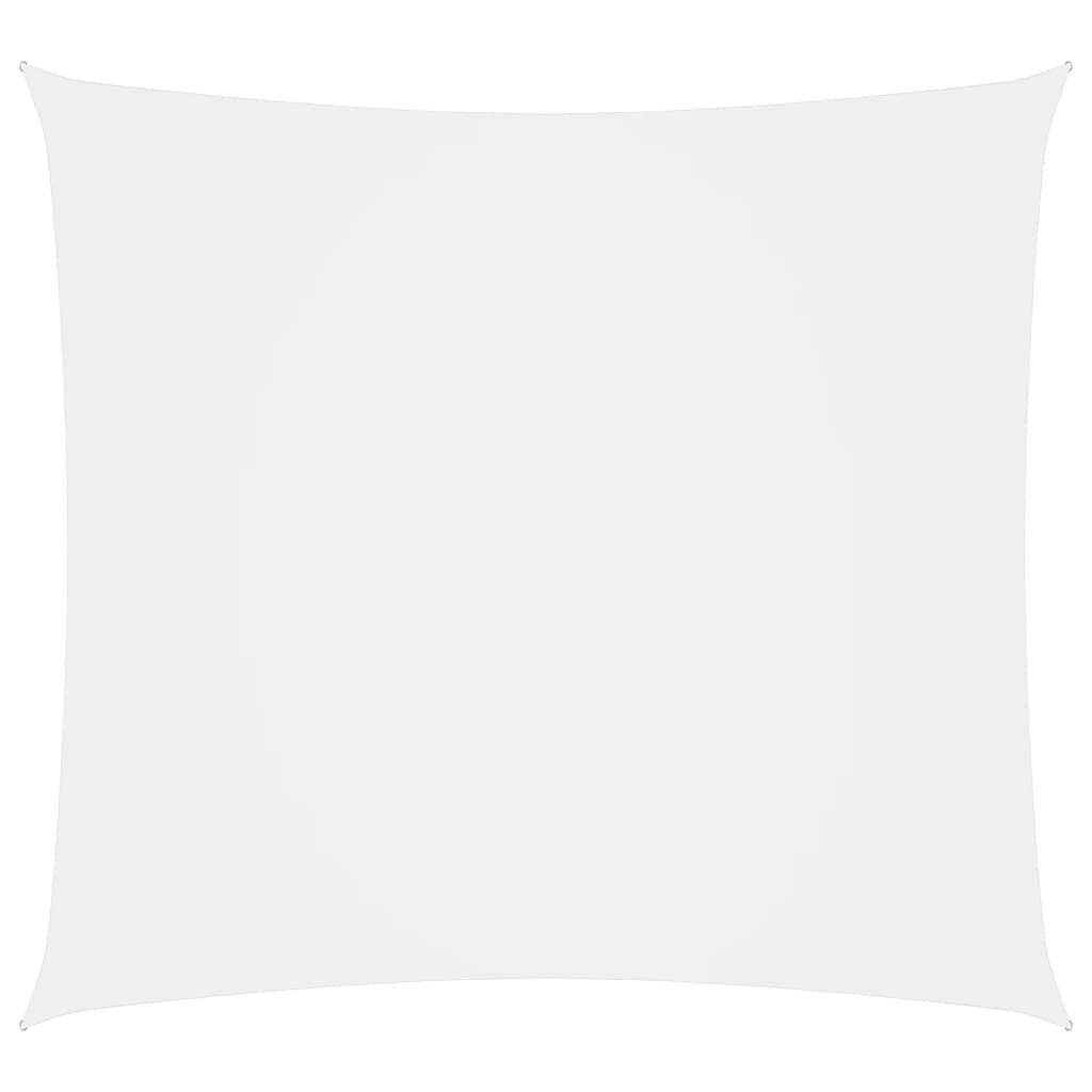 Sunshade Sail Oxford Fabric Square 6x6 m White - Sid & Sam