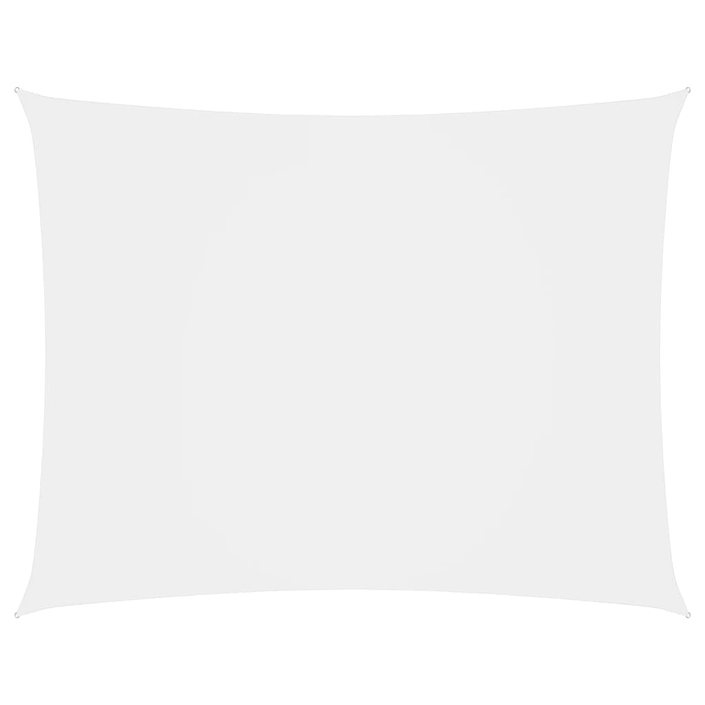 Sunshade Sail Oxford Fabric Rectangular 2.5x4 m White - Direct Imports
