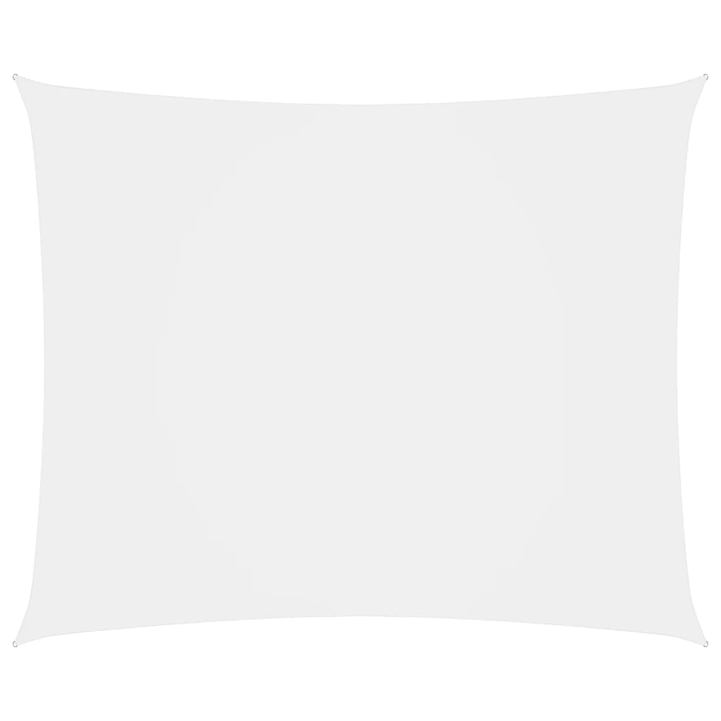 Sunshade Sail Oxford Fabric Rectangular 6x8 m White - Merkel Designers