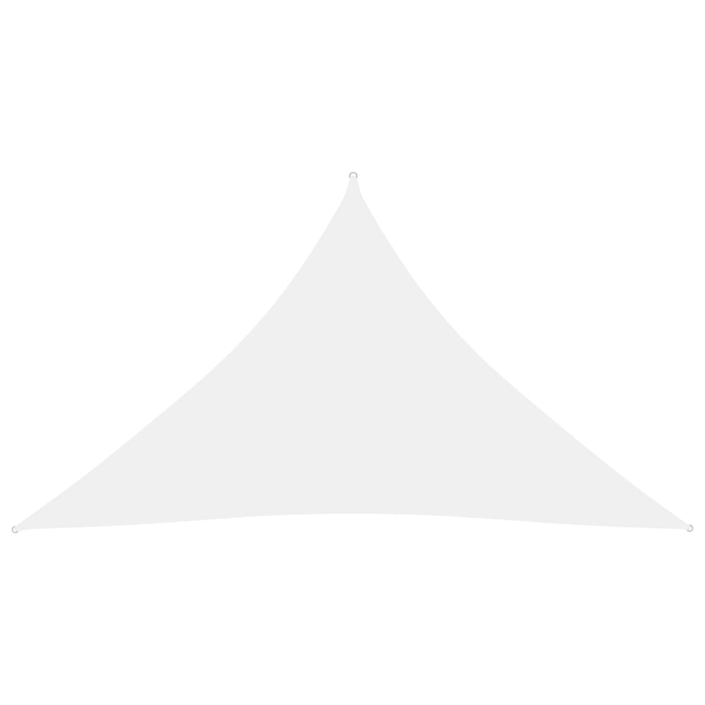 Sunshade Sail Oxford Fabric Triangular 3x3x4.24 m White - Design Hut