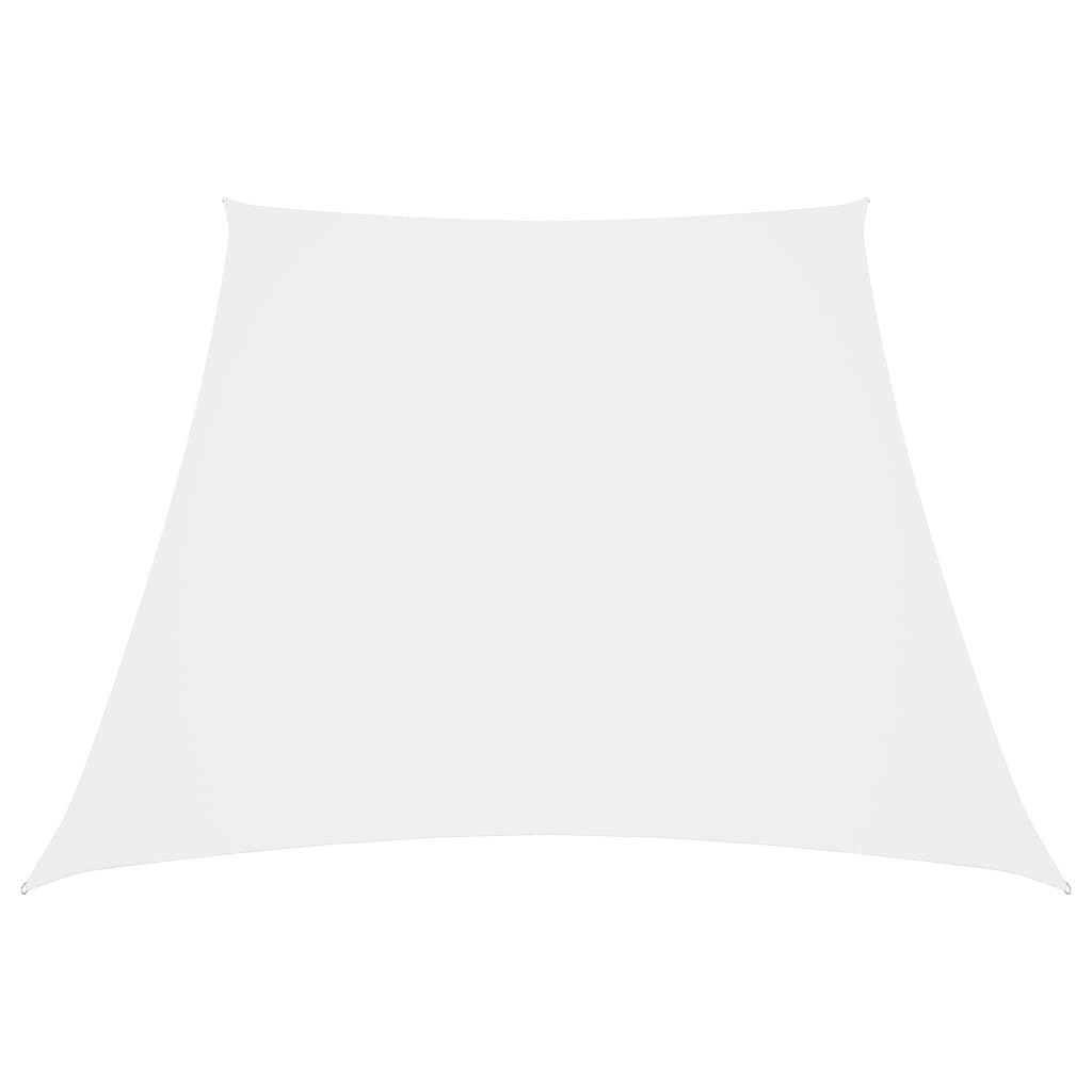 Sunshade Sail Oxford Fabric Trapezium 2/4x3 m White - Discount Dealers