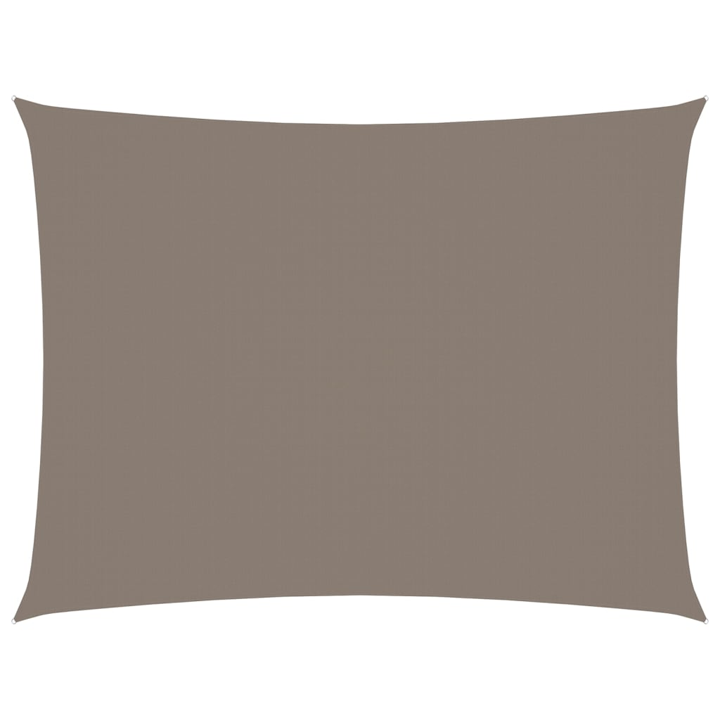 Sunshade Sail Oxford Fabric Rectangular 2x3.5 m Taupe - Direct Imports