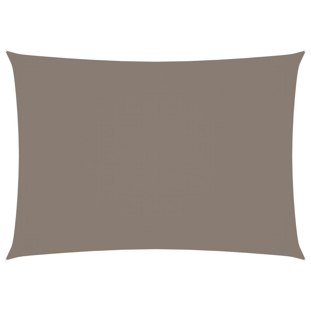 Sunshade Sail Oxford Fabric Rectangular 2x4.5 m Taupe - Direct Imports