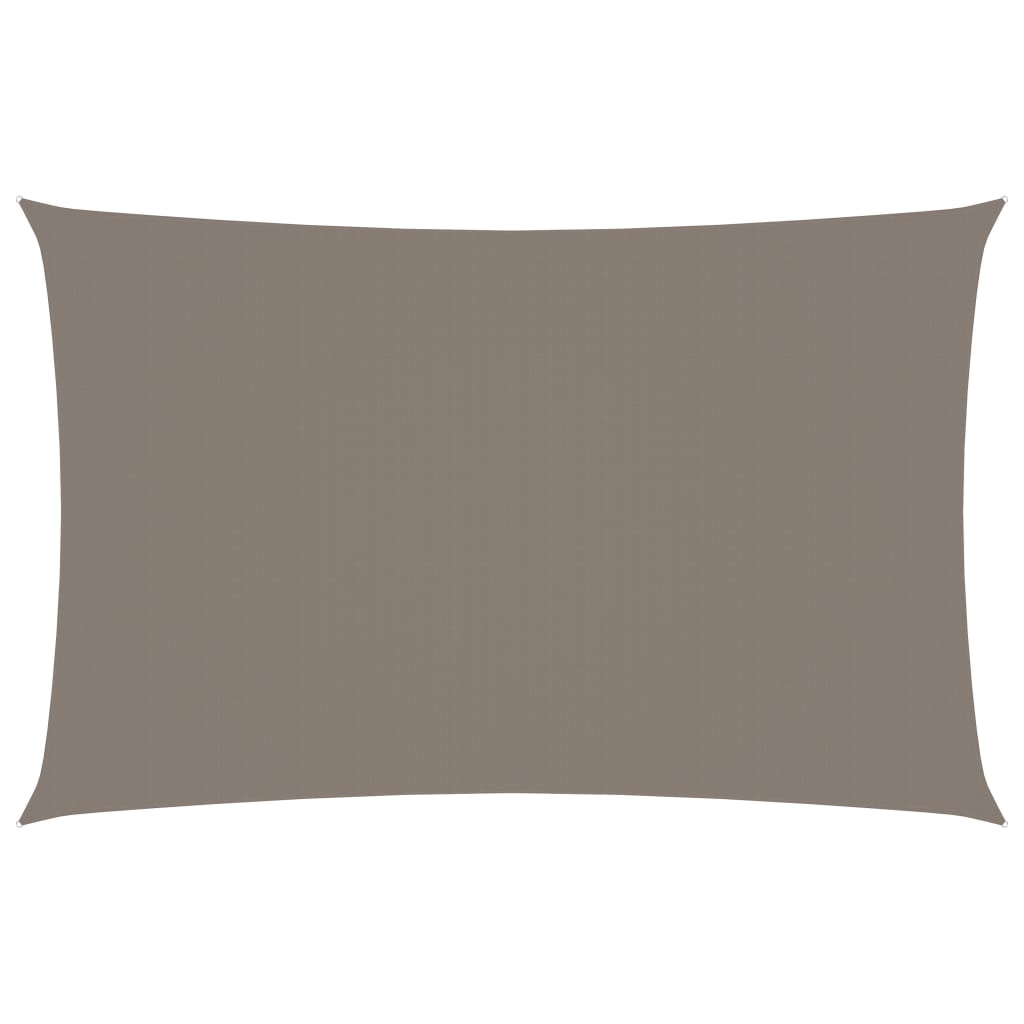 Sunshade Sail Oxford Fabric Rectangular 5x8 m Taupe - Design Hut
