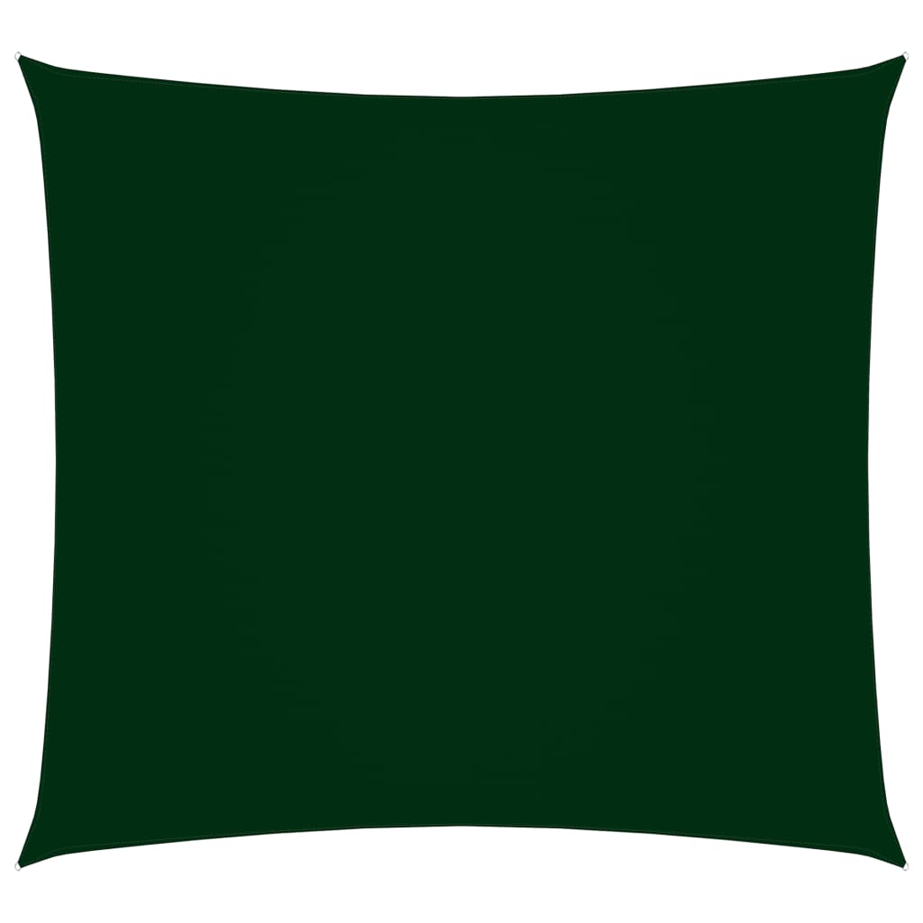 Sunshade Sail Oxford Fabric Square 2x2 m Dark Green - Decor Base