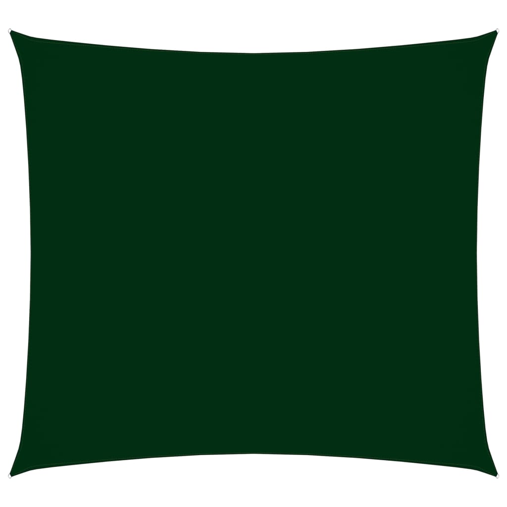 Sunshade Sail Oxford Fabric Square 5x5 m Dark Green - The Home Maker