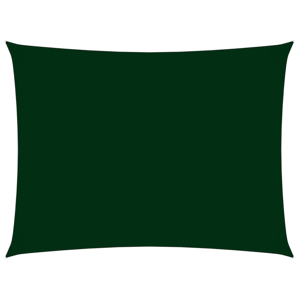 Sunshade Sail Oxford Fabric Rectangular 2.5x4.5 m Dark Green - Brittle & Co