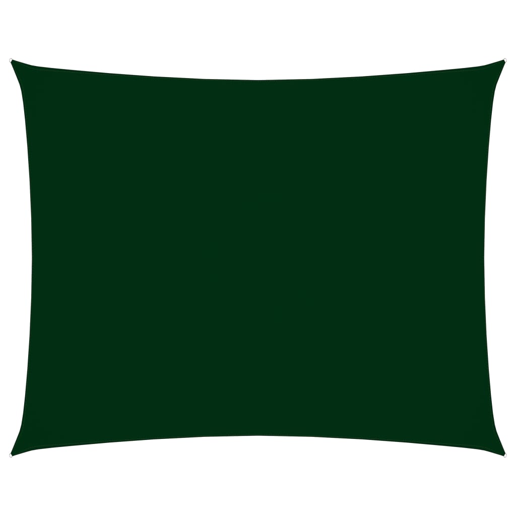 Sunshade Sail Oxford Fabric Rectangular 5x6 m Dark Green - Sid & Sam