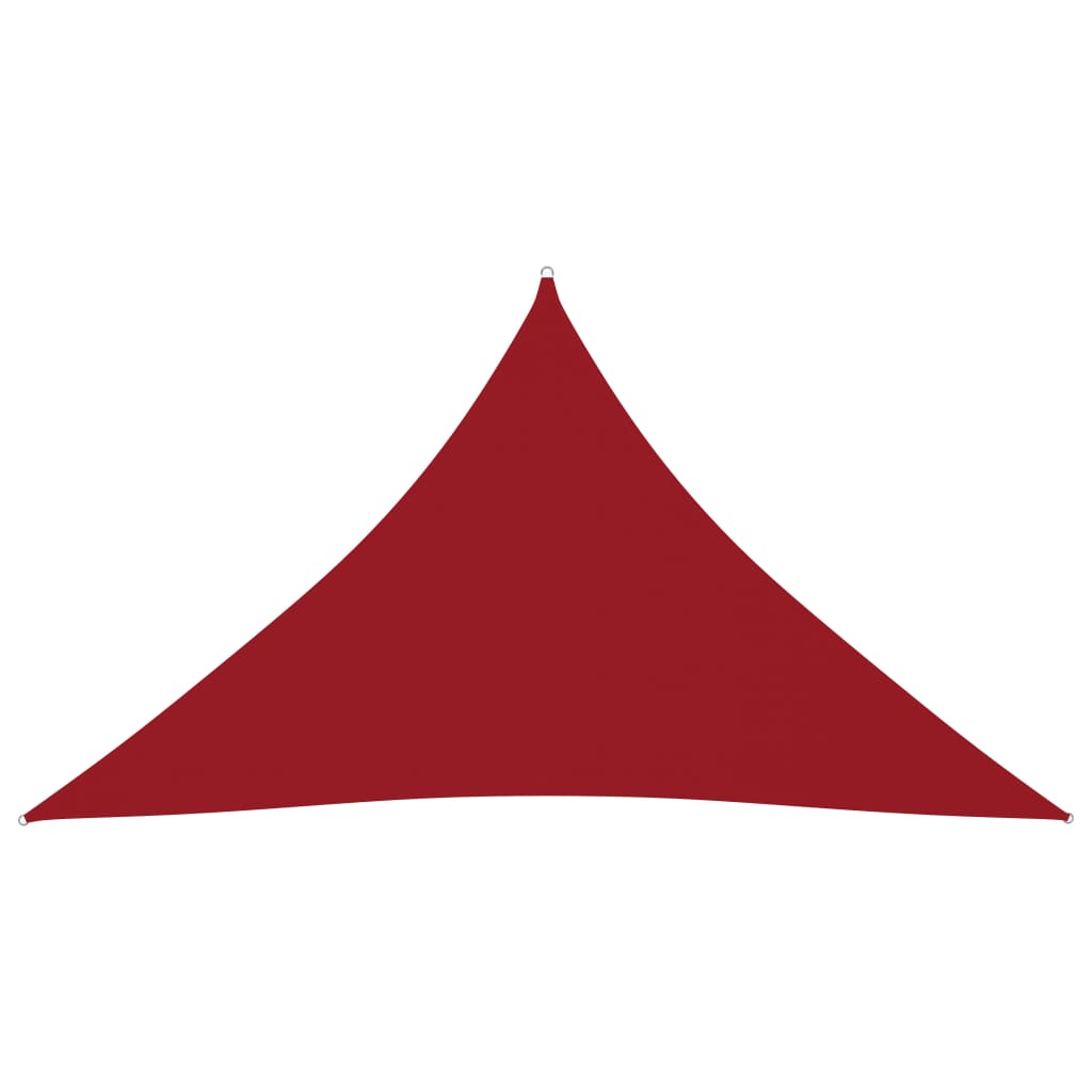 Sunshade Sail Oxford Fabric Triangular 4x4x5.8 m Red - Brittle & Co