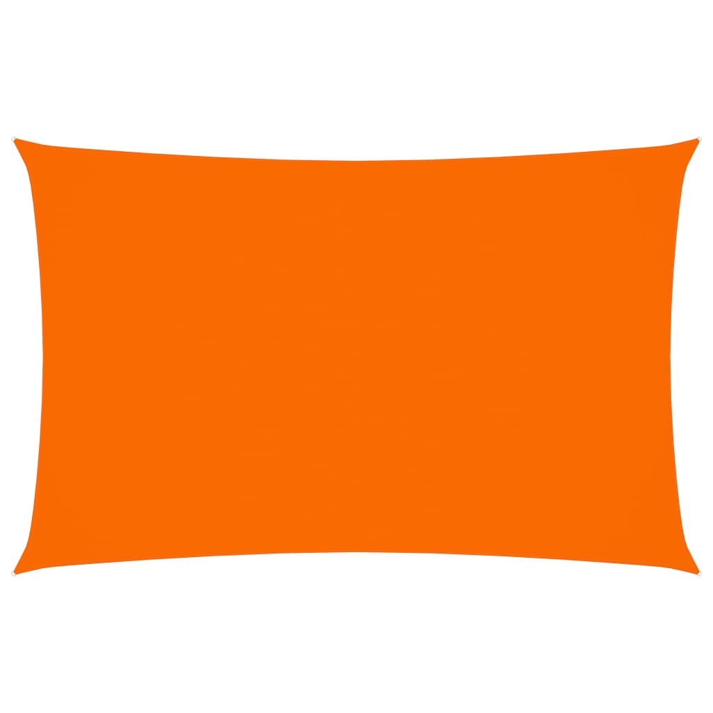 Sunshade Sail Oxford Fabric Rectangular 2.5x5 m Orange - Unbeatable Bargains