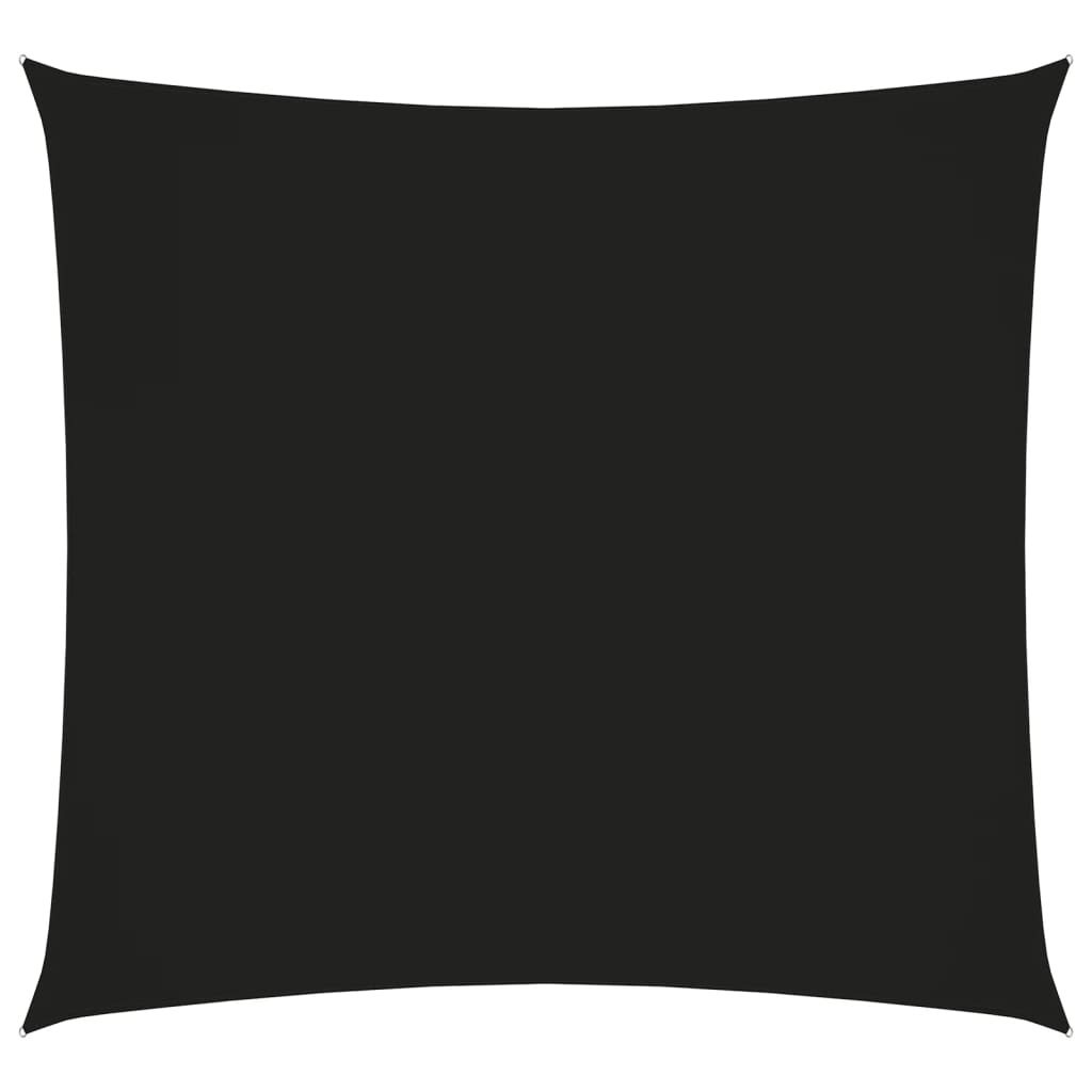 Sunshade Sail Oxford Fabric Square 3x3 m Black - Tyrell & Tyrell