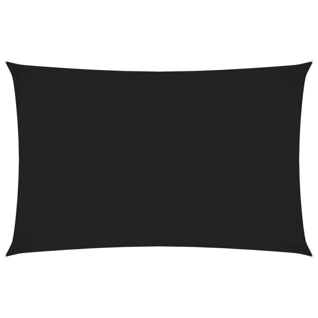 Sunshade Sail Oxford Fabric Rectangular 3x6 m Black - Merkel Designers