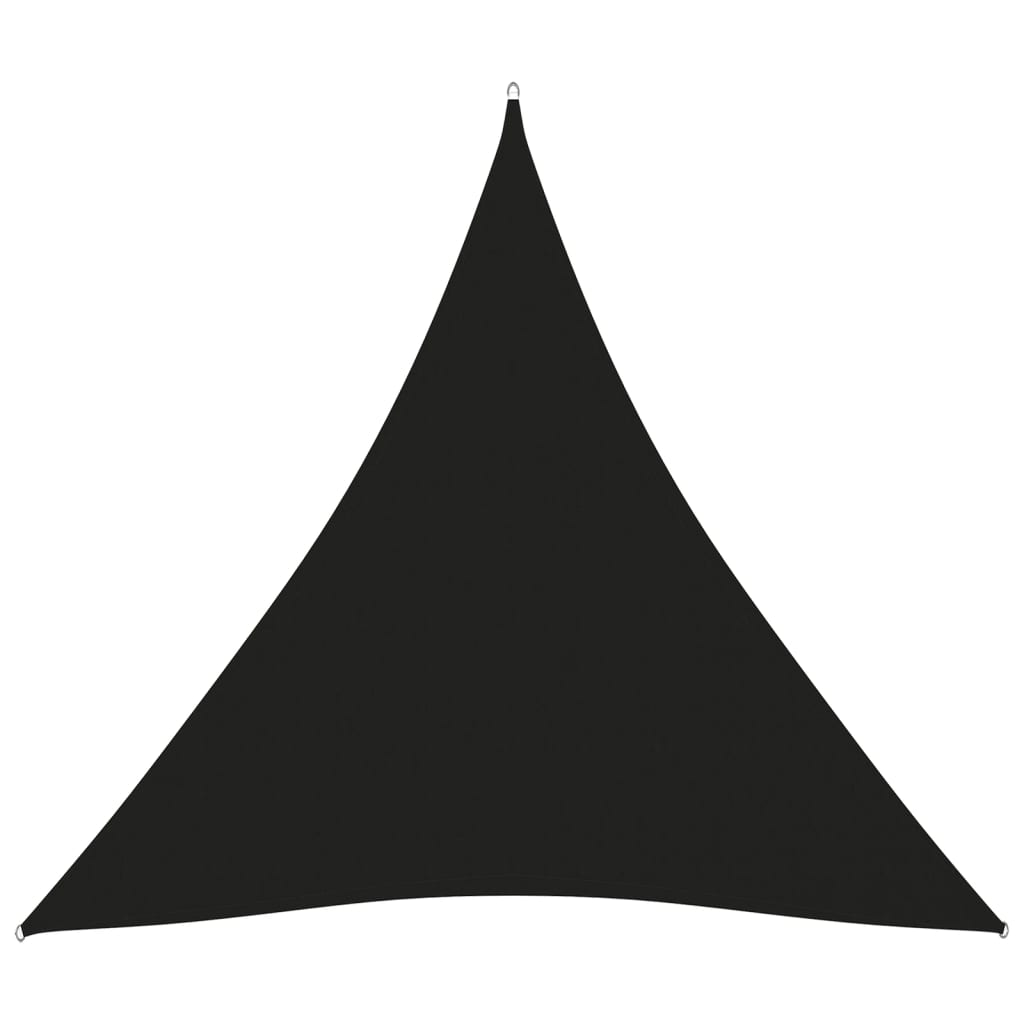 Sunshade Sail Oxford Fabric Triangular 3.6x3.6x3.6 m Black - Unbeatable Bargains