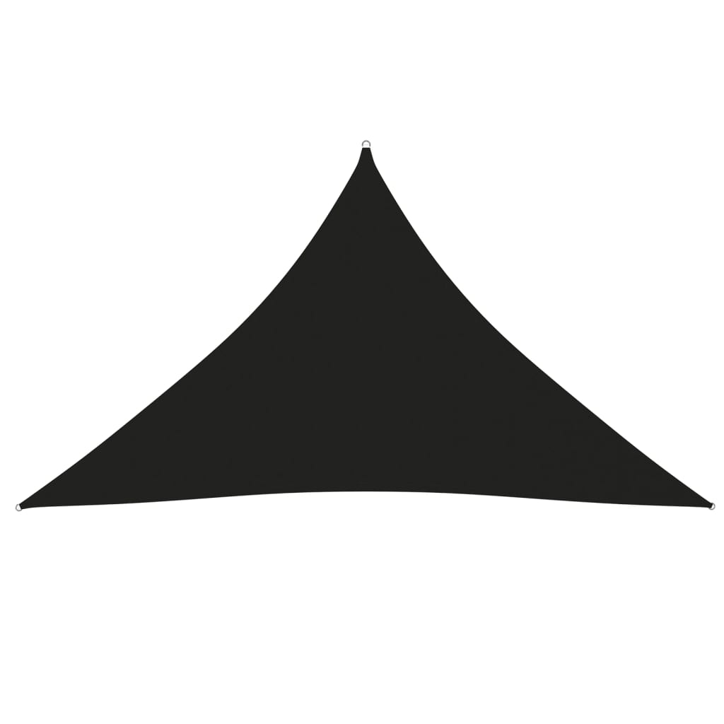 Sunshade Sail Oxford Fabric Triangular 5x5x6 m Black - Unbeatable Bargains