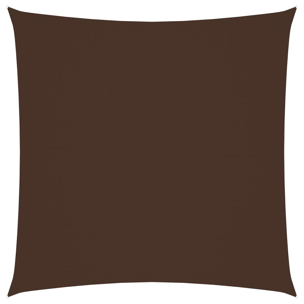 Sunshade Sail Oxford Fabric Square 3x3 m Brown - Unbeatable Bargains