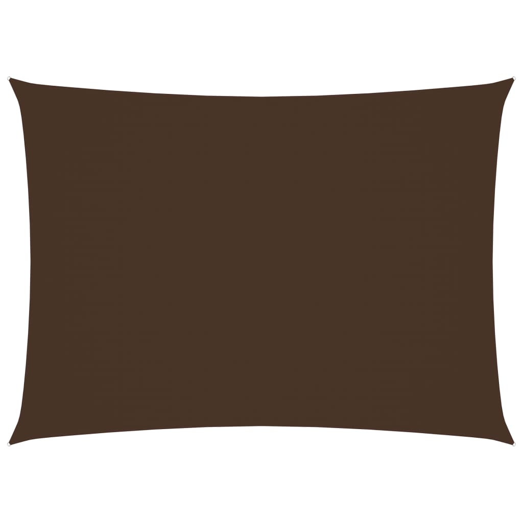 Sunshade Sail Oxford Fabric Rectangular 2.5x3.5 m Brown - The Home Maker