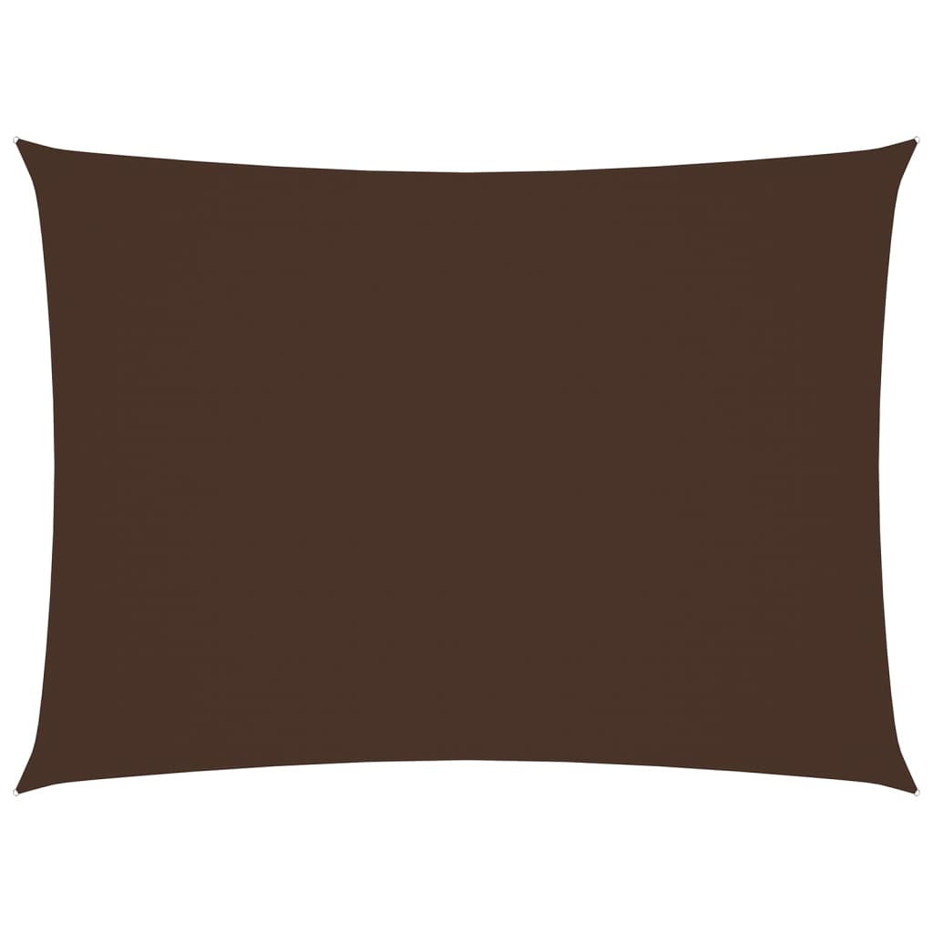 Sunshade Sail Oxford Fabric Rectangular 5x6 m Brown - Sid & Sam