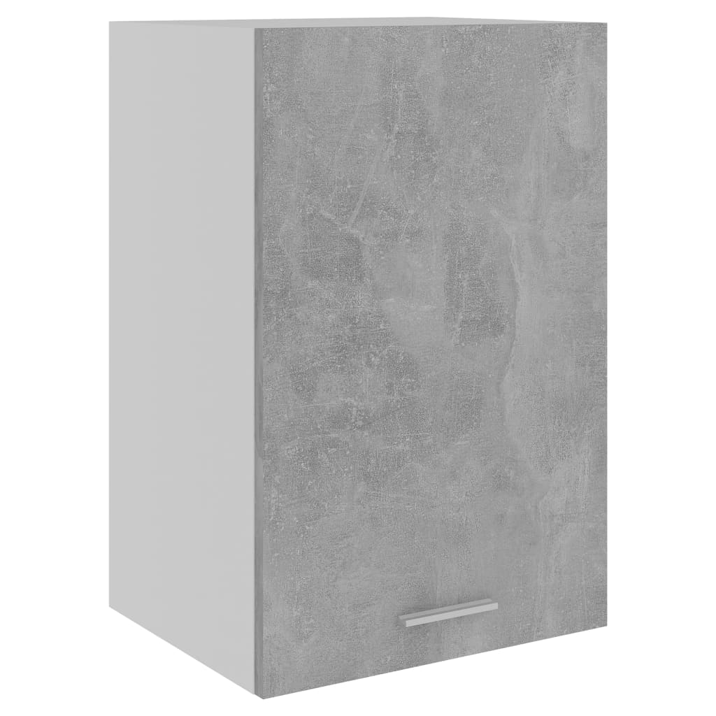 Hanging Cabinet Concrete Grey 39.5x31x60 cm Engineered Wood - The Home Maker