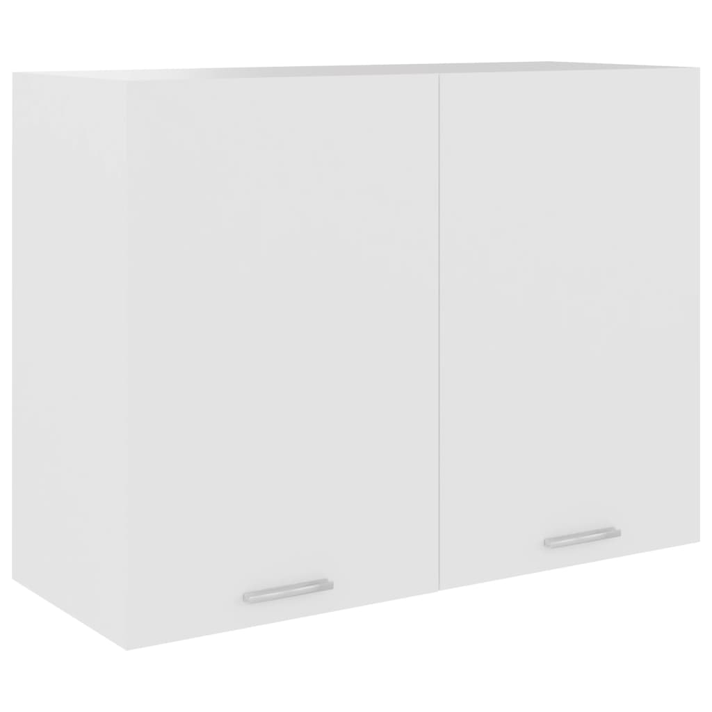 Hanging Cabinet White 80x31x60 cm Engineered Wood - Sid & Sam