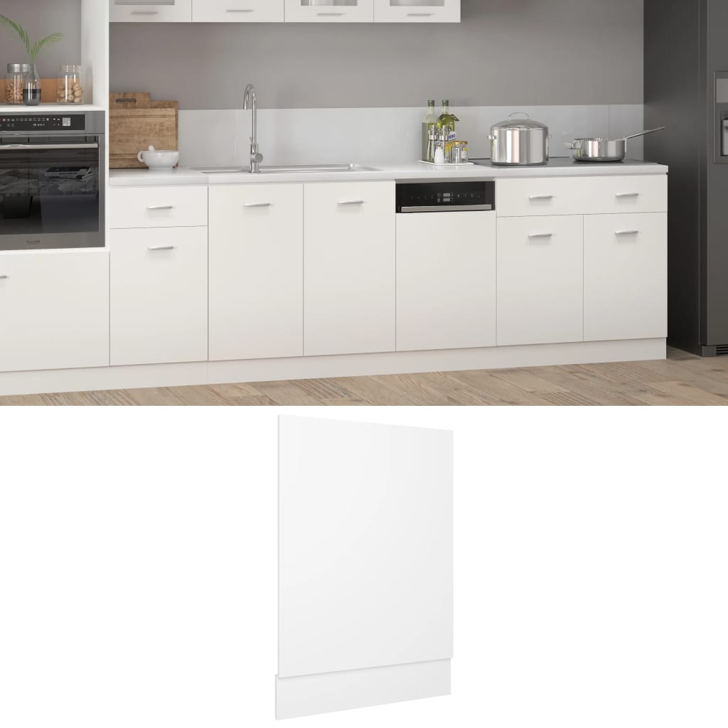 Dishwasher Panel Lyon White 45x3x67 cm Engineered Wood - Direct Imports