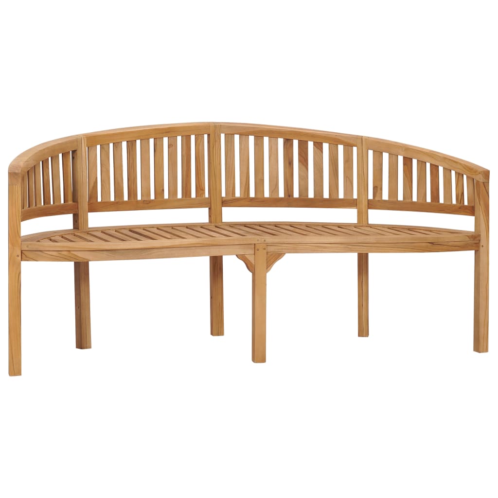 Banana Bench 180 cm Solid Teak Wood - Tyrell & Tyrell