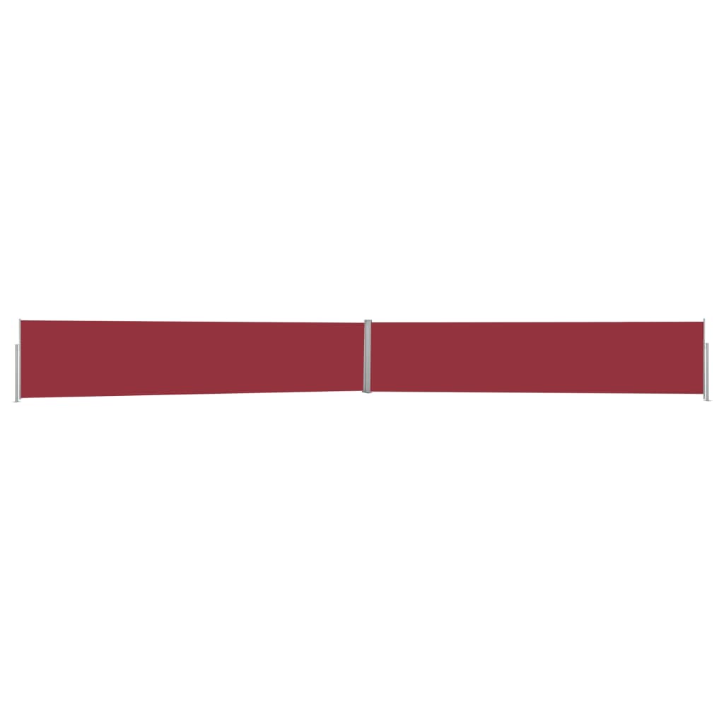 Patio Retractable Side Awning 140x1200 cm Red - Merkel Designers