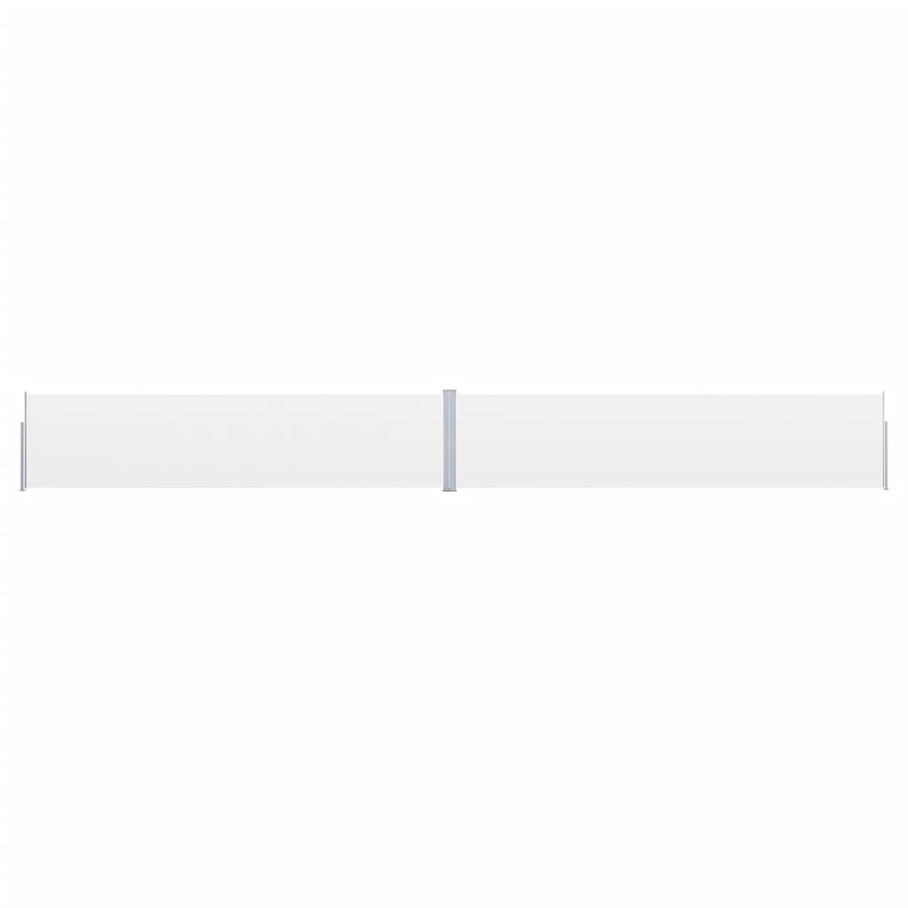 Patio Retractable Side Awning 170x1200 cm Cream - Discount Dealers
