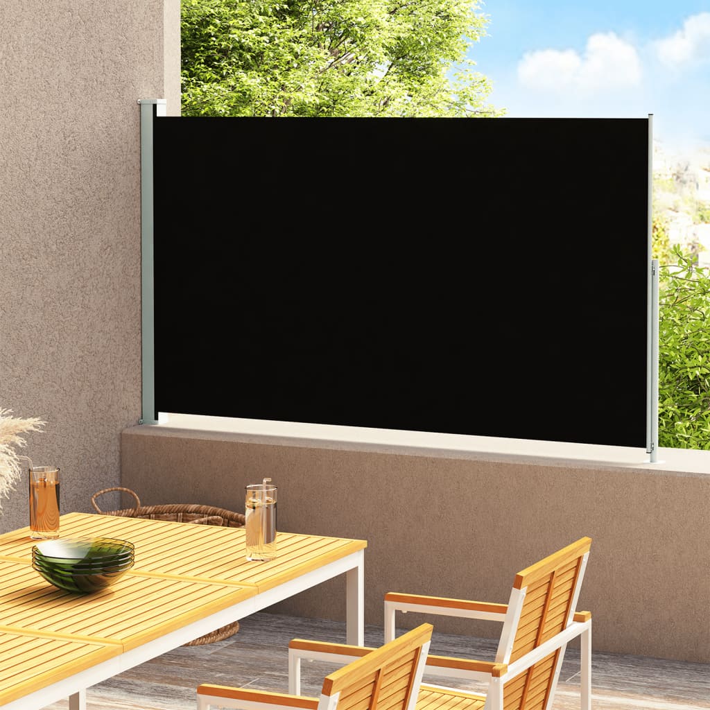 Patio Retractable Side Awning 200x300 cm Black - Millennium Furniture