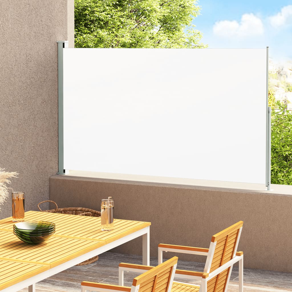 Patio Retractable Side Awning 220x300 cm Cream - All Things Good