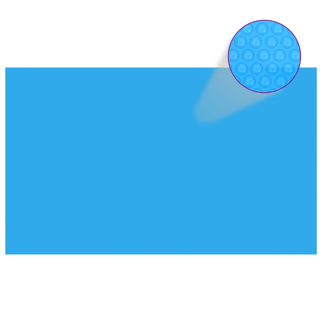 Rectangular Pool Cover 500x300 cm PE Blue - Design Hut