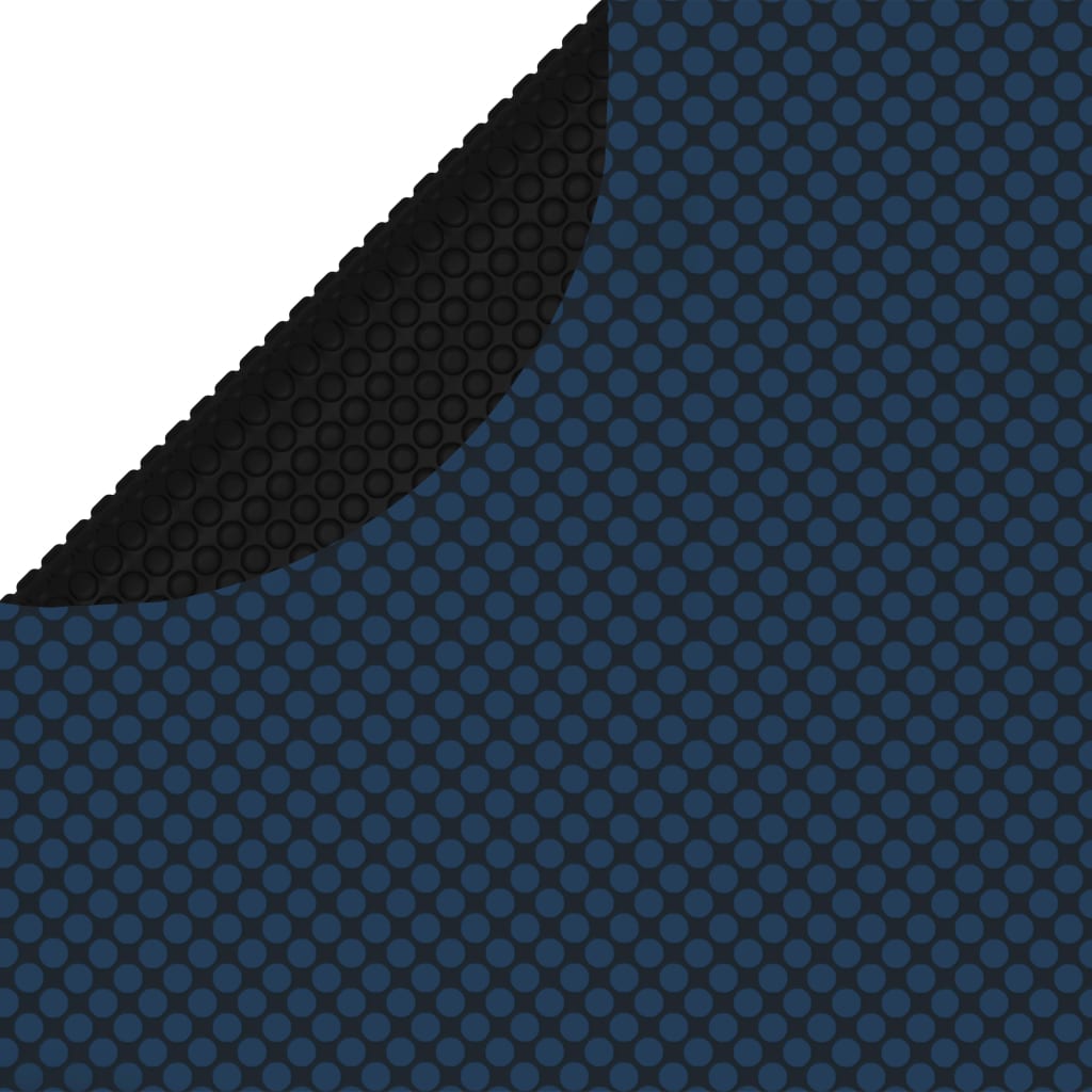 Floating PE Solar Pool Film 455 cm Black and Blue - Sid & Sam
